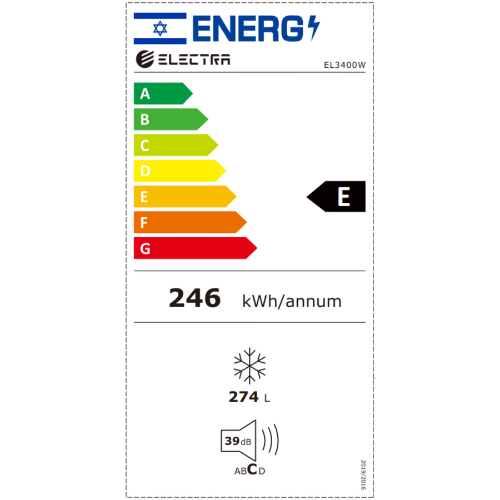 ����� 7 ���� 274 ���� ��� Electra EL3400W - ����� ��� ������ �"� ������ �����
