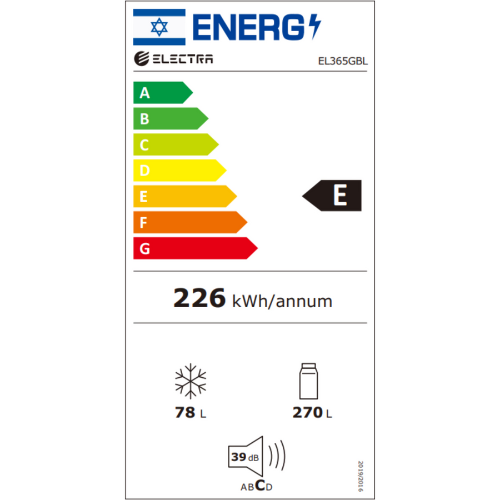 ���� ����� ����� 348 ���� ��� Electra EL365GBL - ����� ������ ����� ������ �"� ������ �����