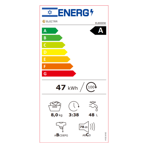 ����� ����� ��� ����� 8 �"� Electra EL8000W ������� 1300 ��"� - ��� ��� ������ �"� ������ �����