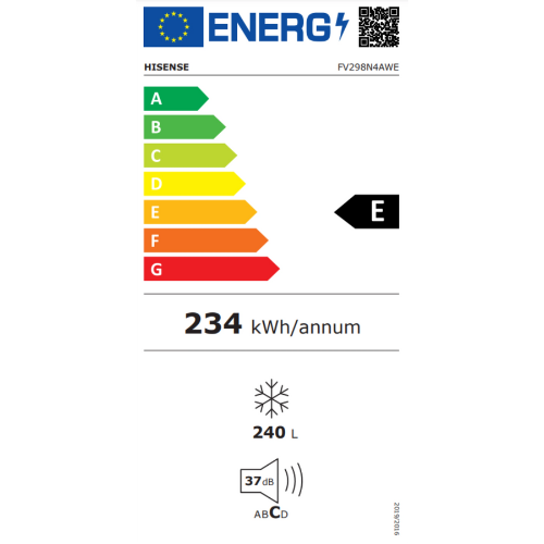 ����� 7 ���� 240 ���� Hisense NF FV298N4AWE - ����� ��� ������ �"� ������ �����