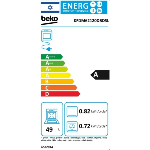 ���� ����� �� ��� 84 ���� ��� BEKO KFDM62120DBDSL ��� ����-������ ����� ����
