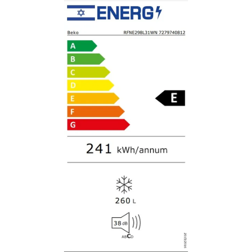 ����� 7 ������ 260 ���� ��� RFNE298L31WN ��� BEKO ���-������� ����� ����