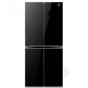 מקרר 401 ליטר Sharp SJ8435BL שארפ 4 דלתות גימור זכוכית שחורה | יבואן רשמי מקרר 401 ליטר Sharp SJ8435BL שארפ 4 דלתות גימור זכוכית שחורה | יבואן רשמי