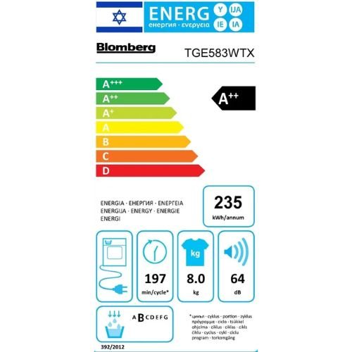 ����� ����� 8 ��� HEAT PUMP TGE583WTX BLOMBERG ������� ����� ����