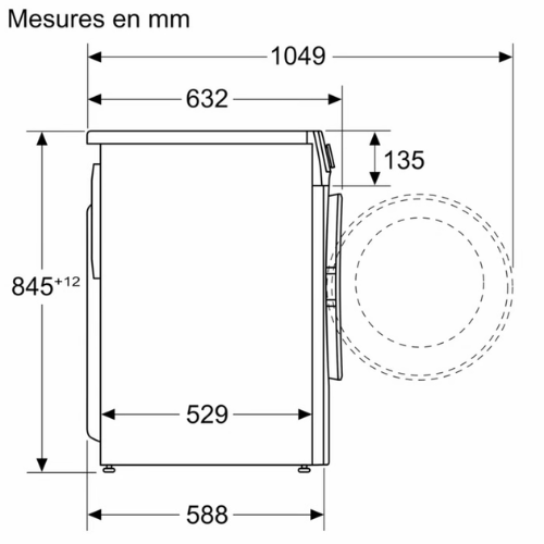 ����� ����� ��� ���� 8 �"�  Bosch WGE03207FR - ��� ��� 