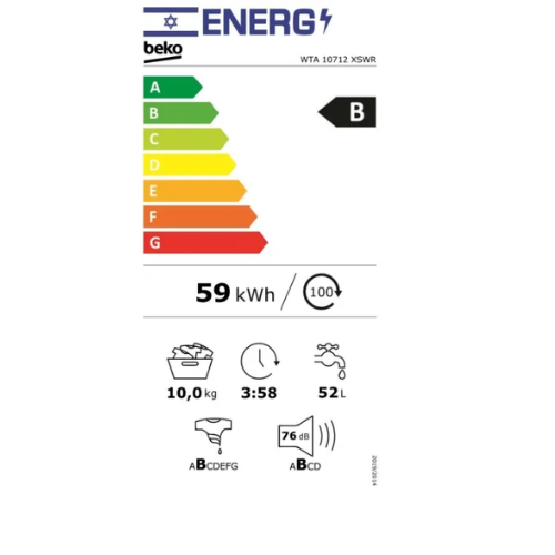 ����� ����� ��� ���� 10 ���� ��� Beko WTA10712XSWR-������ ����� ����