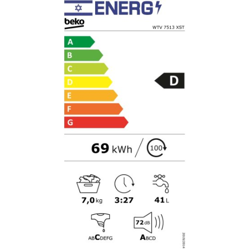 ����� ����� ��� ���� 7 ��� BEKO ��� WTV7513XST-������ ����� ����